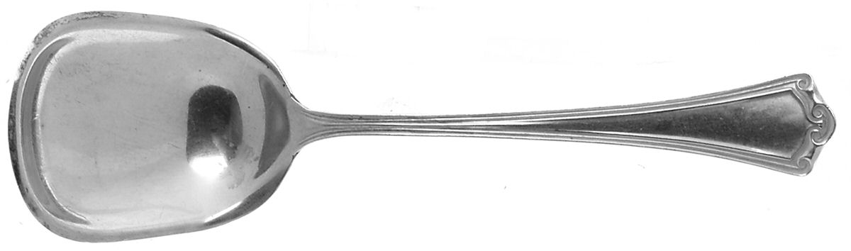 Roanoke (Sterling, 1918, No Monograms) Sugar Spoon by Baker Manchester-1
