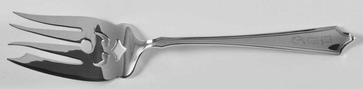 Roger Williams (Sterling, 1918) Fork-Cold Meat/Servg-Sm/Solid by Baker Manchester-1