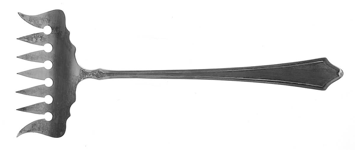 Roger Williams (Sterling, 1918) Bacon Fork (All Solid Piece) by Baker Manchester-1