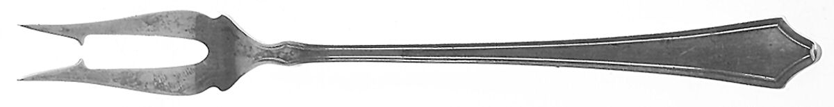 Roger Williams (Sterling, 1918) Short Handle Pickle/Olive Fork by Baker Manchester-1