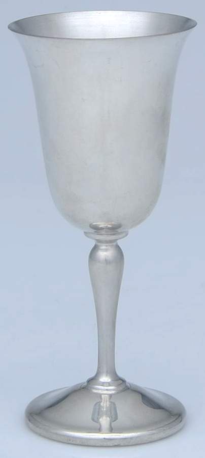 Colonial (Pewter, Hollowware) Wine Goblet by Luther Boardman & Son-1