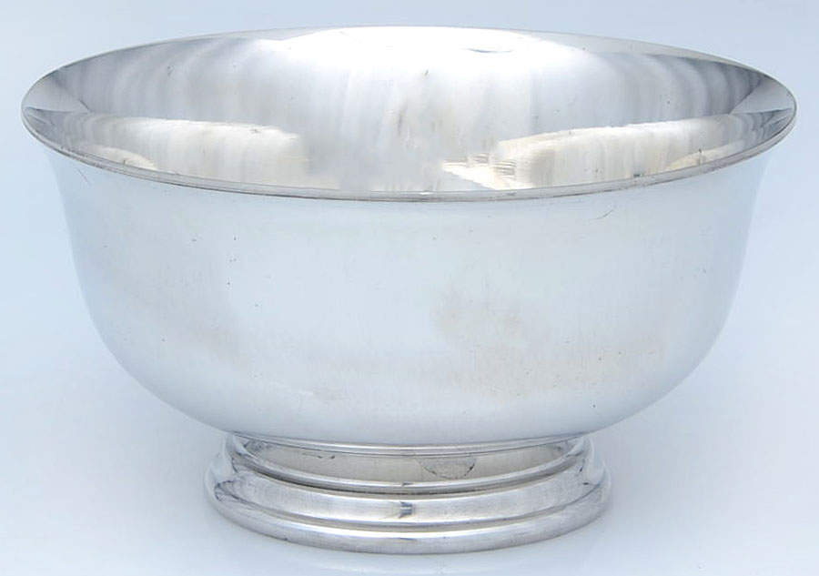 Colonial (Pewter, Hollowware) 5" Paul Revere Bowl by Luther Boardman & Son-1