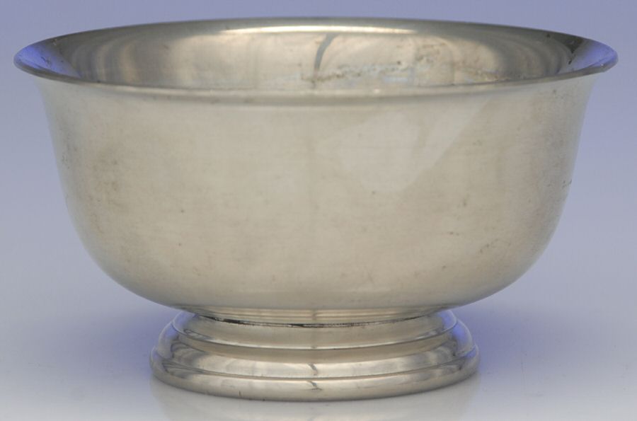 Colonial (Pewter, Hollowware) 4" Paul Revere Bowl by Luther Boardman & Son-1