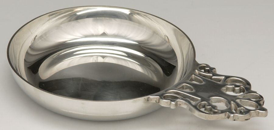 Colonial (Pewter, Hollowware) Porringer by Luther Boardman & Son-1