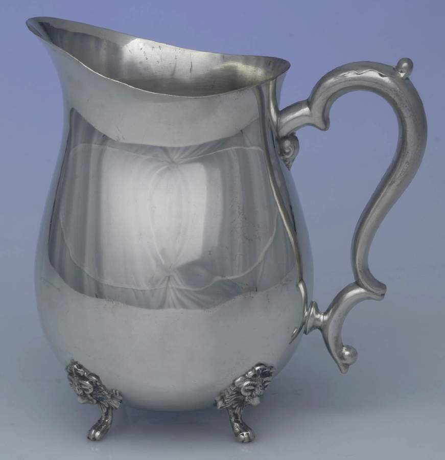 Colonial (Pewter, Hollowware) Pitcher by Luther Boardman & Son-1