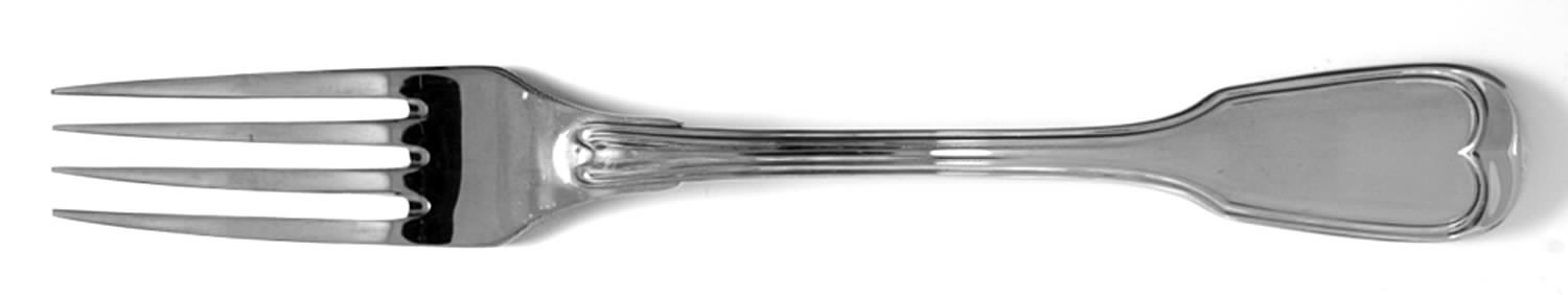 Klassich Faden (Stainless) Fork by Bremer Silberschmied-1