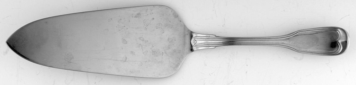 Klassich Faden (Stainless) Solid Pastry Server by Bremer Silberschmied-1