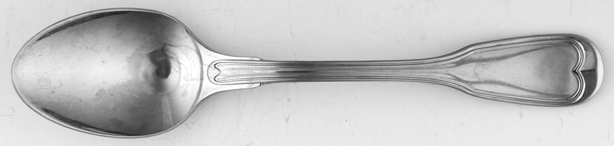 Klassich Faden (Stainless) Five O'Clock Teaspoon by Bremer Silberschmied-1