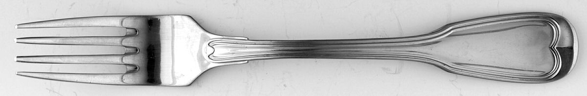 Klassich Faden (Stainless) Dessert Fork by Bremer Silberschmied-1