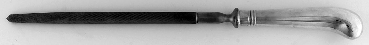BSL1 (Silverplate) Large Roast Steel Rod Knife Sharpener by BS Ltd-1