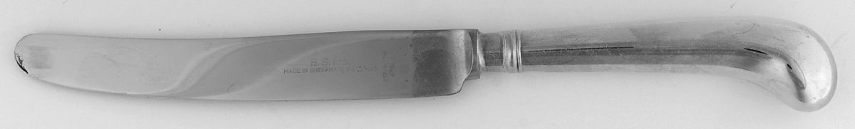 BSL1 (Silverplate) Old French Hollow Pistol Knife by BS Ltd-1