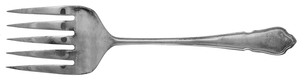 Dubarry (Stainless) Large Solid Fish Serving Fork by George Butler-1