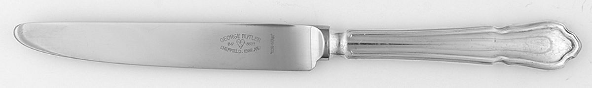 Dubarry (Silverplate) Dessert Knife with Stainless Blade by George Butler-1