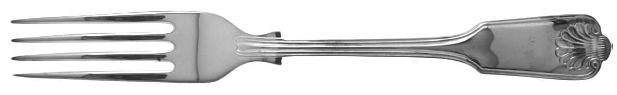 Fiddle Thread and Shell (Silverplate, 1980) Fork by George Butler-1