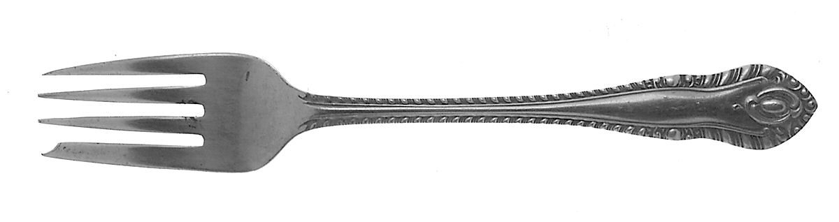 Gadroon (Silverplate) Individual Salad Fork by George Butler-1