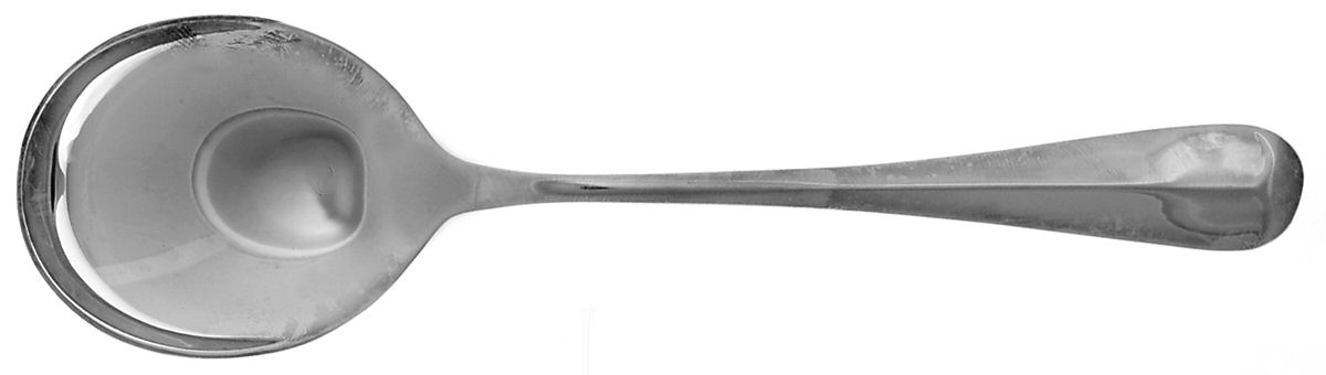 Rattail (Silverplate) Round Bowl Soup Spoon (Cream Soup) by George Butler-1