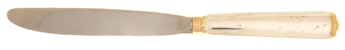 Marie Louise Gold (Sterling, Gold Accent) Modern Hollow Knife by R. Blackinton & Co-1