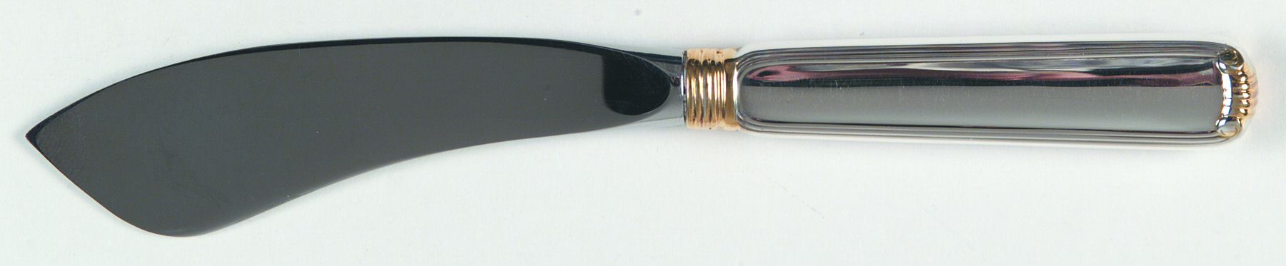 Marie Louise Gold (Sterling, Gold Accent) Hollow Handle Master Butter Knife by R. Blackinton & Co-1