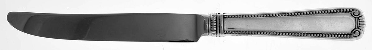 Scroll & Bead (Sterling, 1940, No Monograms) New French Hollow Knife by R. Blackinton & Co-1