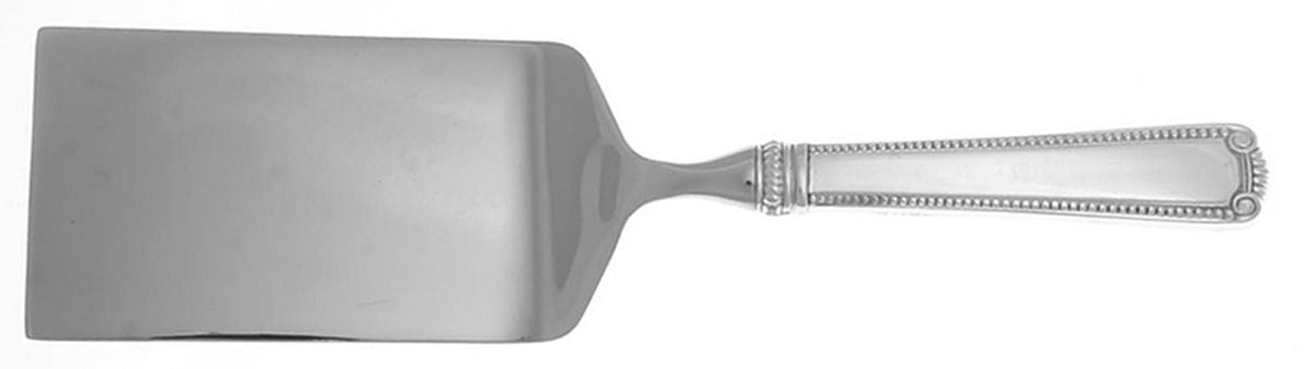 Scroll & Bead (Sterling, 1940, No Monograms) Lasagna Server with Stainless Blade by R. Blackinton & Co-1