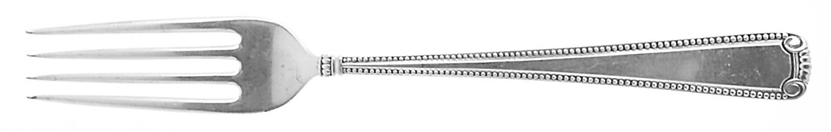 Scroll & Bead (Sterling, 1940, No Monograms) Fork by R. Blackinton & Co-1