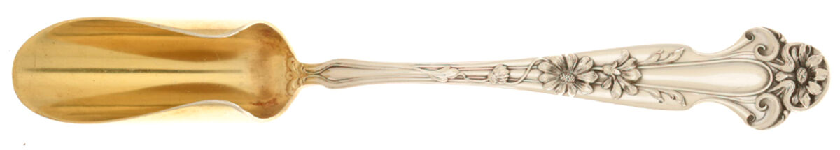 Daisy (Sterling) Solid Cheese Scoop by R. Blackinton & Co-1