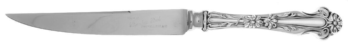 Daisy (Sterling) Individual Steak Knife Hollow Handle by R. Blackinton & Co-1