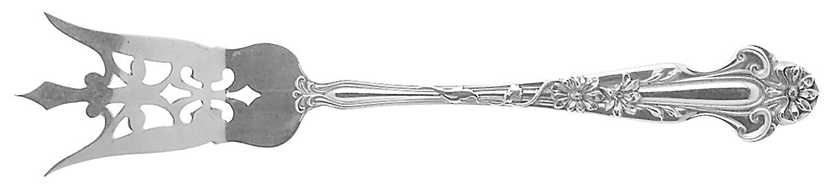 Daisy (Sterling) Large Chipped Beef Fork by R. Blackinton & Co-1
