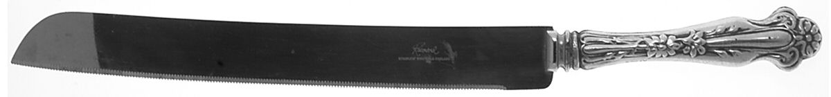 Daisy (Sterling) Wedding Cake Knife with Stainless Blade by R. Blackinton & Co-1