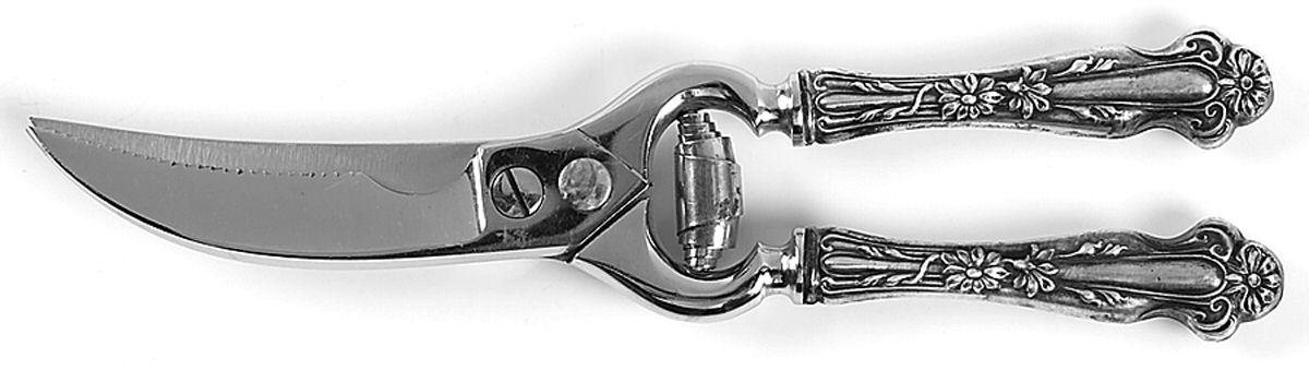 Daisy (Sterling) Poultry Shears with Stainless Blades by R. Blackinton & Co-1
