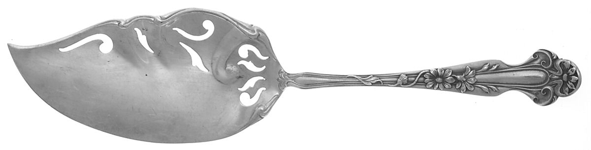 Daisy (Sterling) Small Solid Fish Serving Knife by R. Blackinton & Co-1