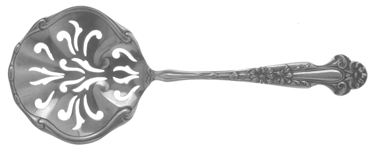 Daisy (Sterling) Tomato Server, Solid Piece by R. Blackinton & Co-1