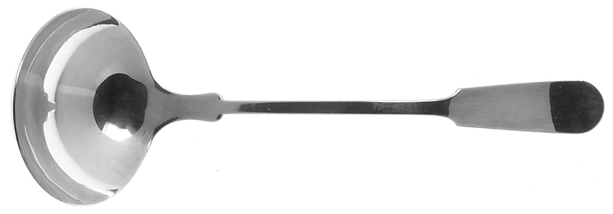 BBB3 (SILVERPLATE) Solid Soup Ladle by Bailey, Banks & Biddle-1