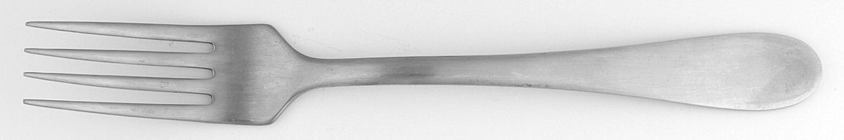 Gourmet (Stainless) Solid Serving Fork by Boda Nova-1