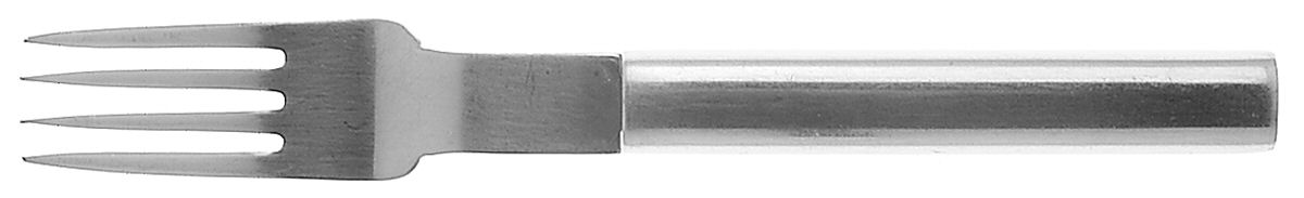 Oval Steel (Stainless, Glossy) Individual Salad Fork by Boda Nova-1