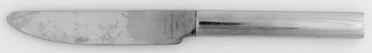 Oval Steel (Stainless, Glossy) Hollow Handle Master Butter Knife by Boda Nova-1