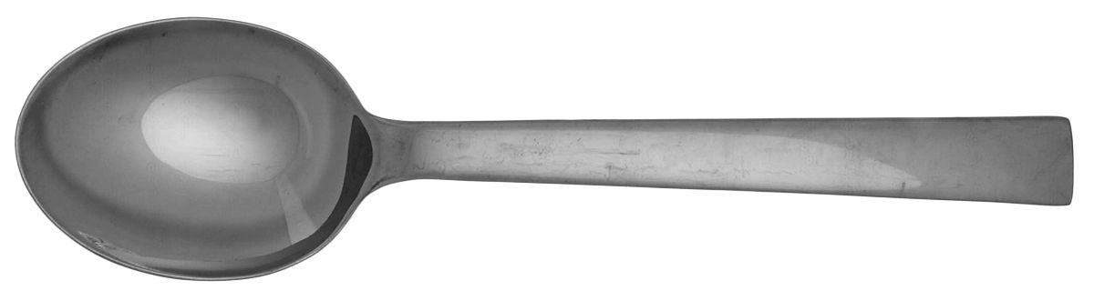 Signum (Stainless) Solid Serving Spoon by Boda Nova-1
