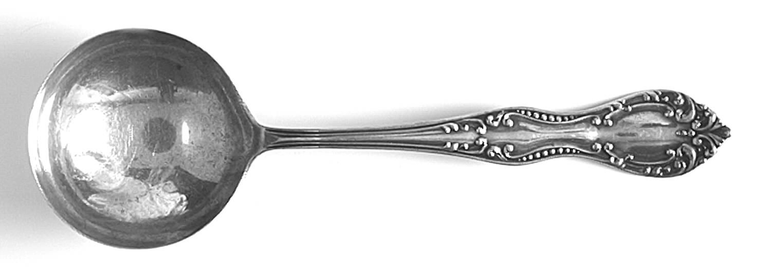 BMS10 (Sterling) Round Bowl Soup Spoon (Bouillon) by Baker Manchester-1