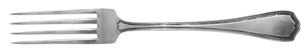 Georgian (Sterling, No Monograms) Fork by Birks Silver-1