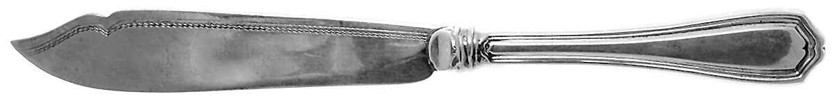 Georgian (Sterling, No Monograms) Individual Fish Knife with Silverplate Blade by Birks Silver-1