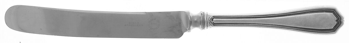 Georgian (Sterling, No Monograms) Old French Hollow Knife with Bolster by Birks Silver-1
