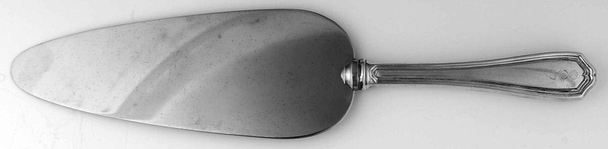 Georgian (Sterling, No Monograms) Pie Server with Stainless Blade by Birks Silver-1