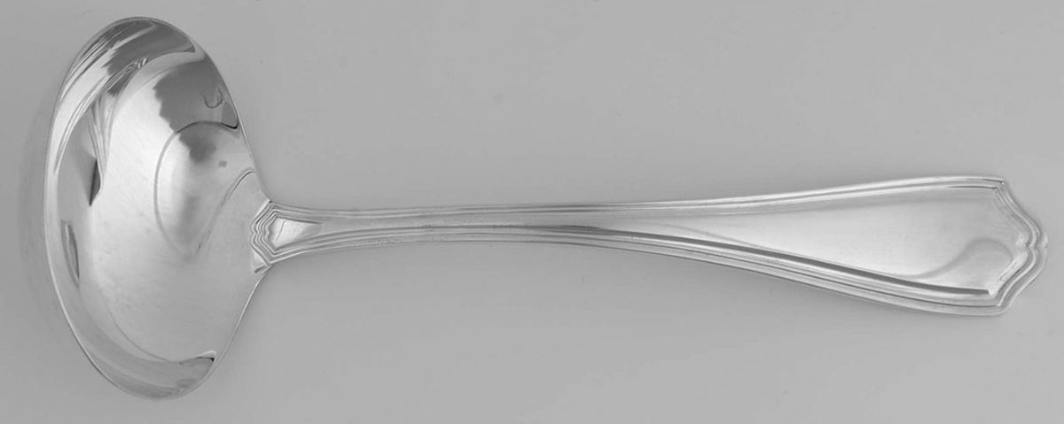 Georgian (Sterling, No Monograms) Solid Gravy Ladle by Birks Silver-1