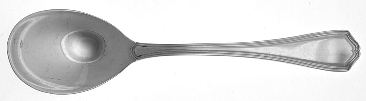 Georgian (Sterling, No Monograms) Sugar Spoon by Birks Silver-1