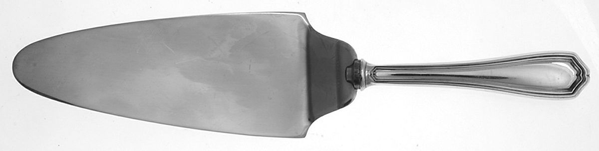 Georgian (Sterling, No Monograms) Pie Server with Stainless Blade by Birks Silver-1