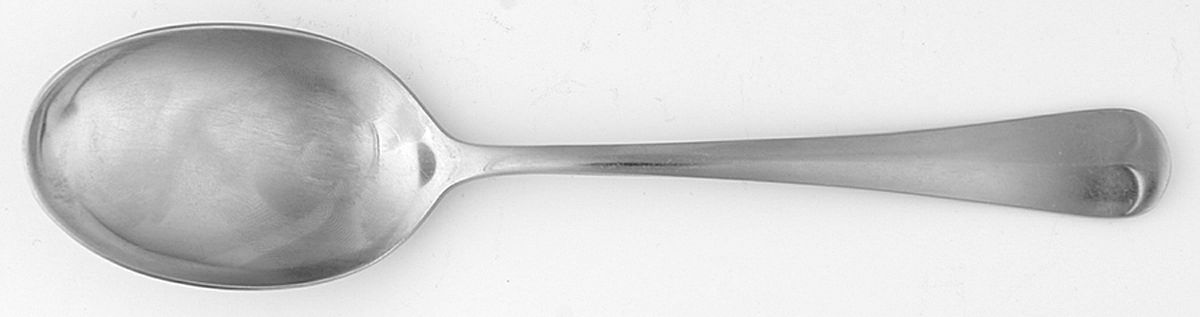 Rattail (Stainless) Place/Oval Soup Spoon by George Butler-1