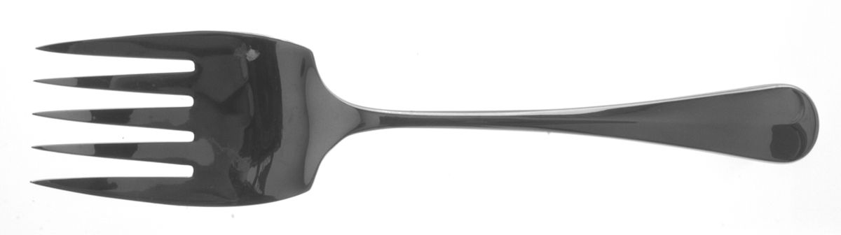 Rattail (Stainless) Large Solid Fish Serving Fork by George Butler-1