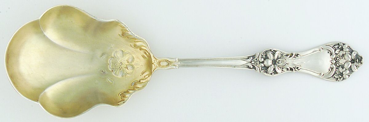BMS11 (Sterling) Large Solid Berry/Casserole Spoon by Baker Manchester-1