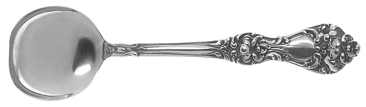 BMS11 (Sterling) Small Short Handle Chocolate Spoon by Baker Manchester-1
