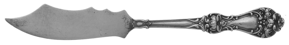 BMS11 (Sterling) Flat Handle Master Butter Knife by Baker Manchester-1